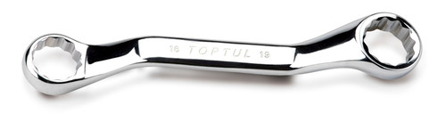 Midget 12 x 13 mm Double Ring 45 degree offset Wrench (mirror)