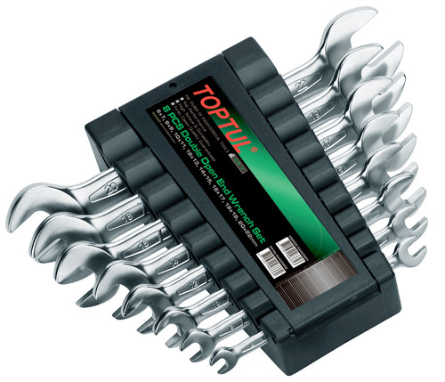 Double Open End 8 Piece Wrench Set