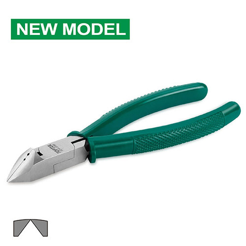 Slant Edge Cutting Pliers with Wire Stripper  6 inch