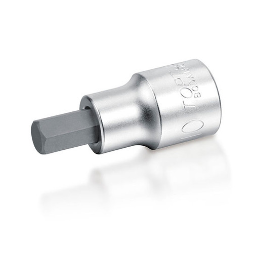 1/2 Drive Hex Bit Socket 19mm  satin finish