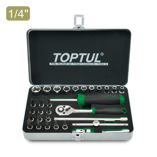 31PCS 1/4" DR. Socket Set metric 