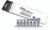 7pcs 3/8 Dr, Flexible Universal Socket Set  SAE  Satin Finish