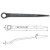 Single Ring Spud Wrench 45 degree offset, 38mm, Black Phosphate Finish