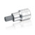 1/2 Drive Hex Bit Socket 17mm   satin finish
