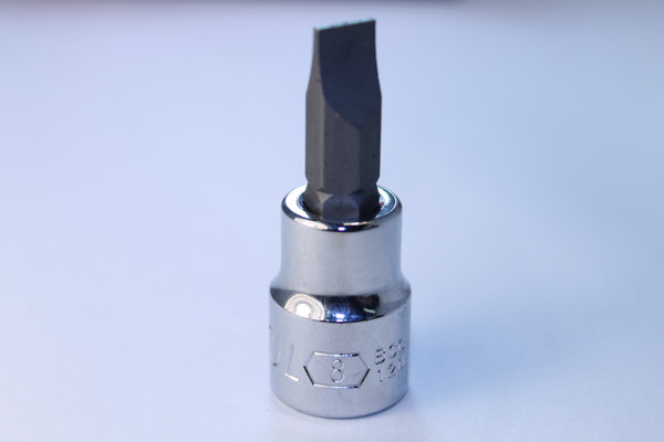 3/8" Drive 8mm Slotted Bit Socket (mirror finish)