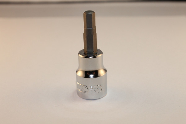 3/8" Drive 7/32" Hex Bit Socket (mirror finish)