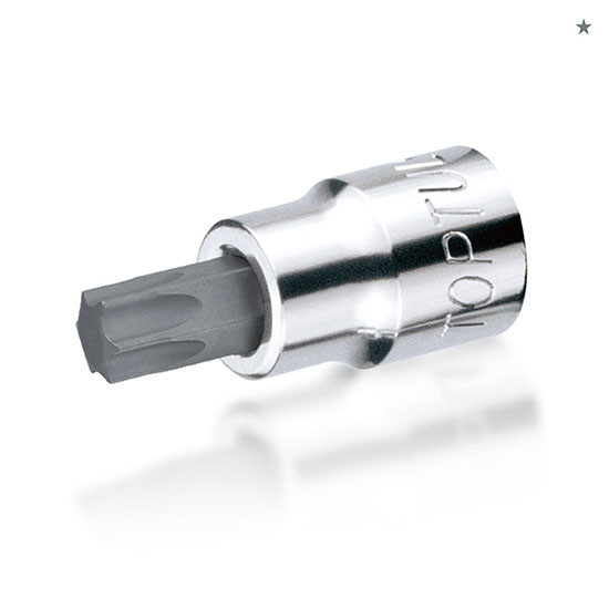 1/4" Drive T15 Torx Bit Socket (Mirror Finish)