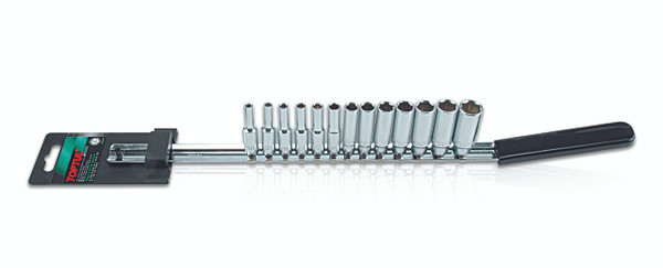1/4 Drive, metric, six point, deep socket set 4mm-14mm (mirror finish)