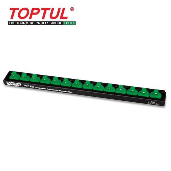 Magnetic Aluminum 1/4 Dr socket rail  