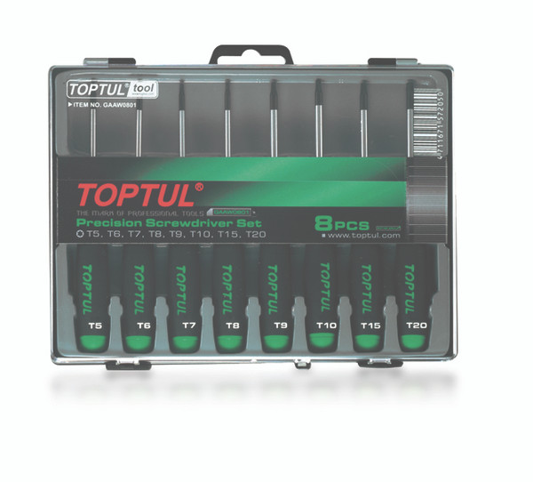 Precision Torx Screwdriver Set  9pcs T5-T20