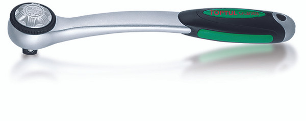 3/8 Drive Curved Ratchet with Compact Head & Quick Release 72 tooth gear (reversible)