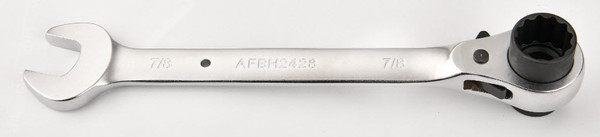 Double Socket Ratchet Combination Wrench 3/4 x 7/8