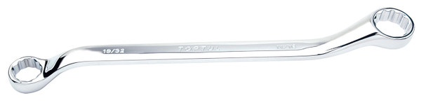 Double Ring Wrench 45° Offset 7/16x1/2 - SAE (Mirror Polished)