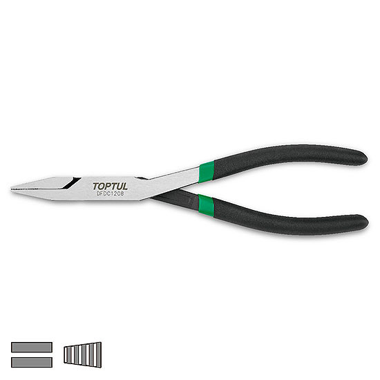 HEAVY DUTY FLAT NOSE DUCK BILL PLIERS  8 inch