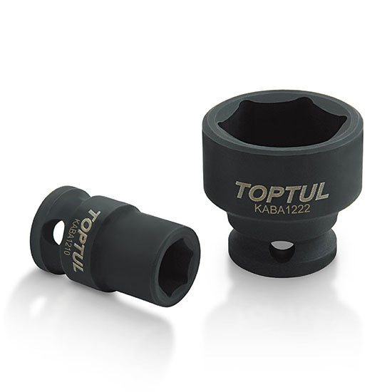 3/8 Drive, 6pt, Shallow, Flank Impact socket complete set 8-22mm