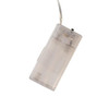 8' Battery Operated 25L Warm White Fairy LED Green Wire Light Set In PDQ