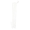 16.3' Battery Operated 50L Warm White Soft Twinkle Fairy LED Silver Wire Light Set In PDQ