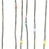 33' Battery Operated 100L Multicolor Fairy LED Green Wire Light Set In PDQ