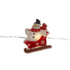 7' Battery Operated 15L Warm White Fairy LED Santa, Snowman & Truck Lights In PDQ, 3 Assorted