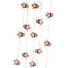 7' Battery Operated 15L Warm White Fairy LED Santa, Snowman & Truck Lights In PDQ, 3 Assorted