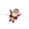 7' Battery Operated 15L Warm White Fairy LED Santa, Snowman & Truck Lights In PDQ, 3 Assorted