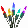 6.3' Battery Operated 20L Warm White & Multicolor Mini Fairy LED Clear Wire In PDQ, 2 Assorted