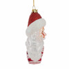 Bellissimo Glass Santa Candy Wreath Ornament