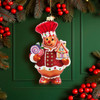 Bellissimo Glass Gingerbread Ornament