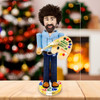 10" Bob Ross® With Palette Nutcracker