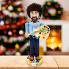 10" Bob Ross® With Palette Nutcracker
