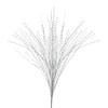 Metallic Silver Grass Spray
