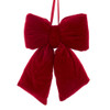 Large Burgundy Bow With Hanger
