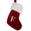 Monogrammed “F“ Miniature Stocking