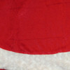 45“ Red With White Trim Velvet Tree Skirt