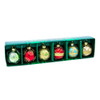Glass Ball Ornaments Place Card Holders, 6 Assorted