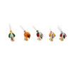 Early Years Glass Bird Clip-On Ornaments, 5-Piece Box