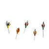 Early Years Glass Bird Clip-On Ornaments, 5-Piece Box