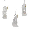 Spun Glass Nativity Ornaments, 3-Piece Box