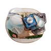 Chicago Cityscape Glass Ornament