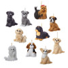 Plush Dog Ornaments, 10 Assorted