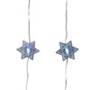 9' Battery Operated 20L Star Of David LED Fairy Light Set