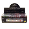 6.3' Battery Operated 20L Warm White Fairy LED Christmas Icon Light Clear Wire Light Set In PDQ, 4 Assorted
