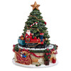 6“ Wind-Up Musical Christmas Tree Revolving Box