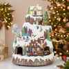 Battery Operated Musical LED Mountain Village Table Piece
