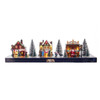 Battery-Operated LED Light-Up Christmas Village Set, 17-Pieces