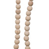 Natural Wood Beaded Garland