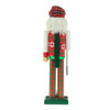 15“ Red and Green Golfer Nutcracker