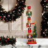 18“ Battery-Operated Nutcracker With Tree