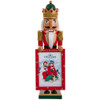 15“ King Nutcracker Holding Picture Frame