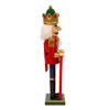 15“ King Nutcracker Holding Picture Frame